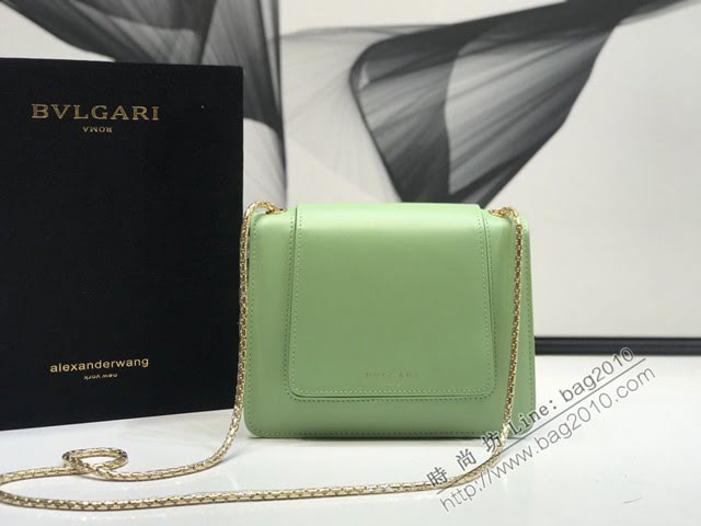 Bvlgari女包 寶格麗新品系列鏈條小包 B288741 膠囊系列 雙蛇首搭扣 Bvlgari2020新款女包  fyd1536